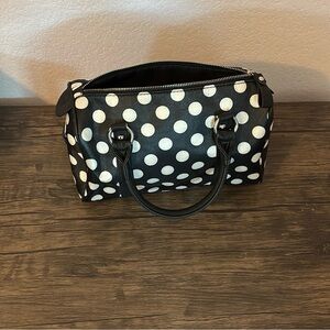 Charming Charlie polka dot handbag purse